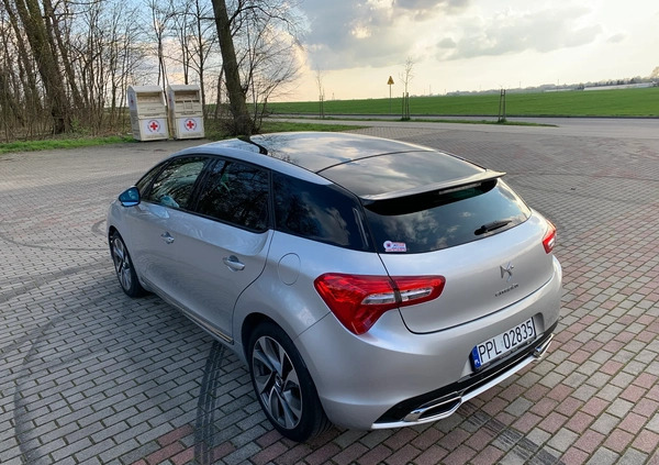 Citroen DS5 cena 51500 przebieg: 99140, rok produkcji 2015 z Pleszew małe 154